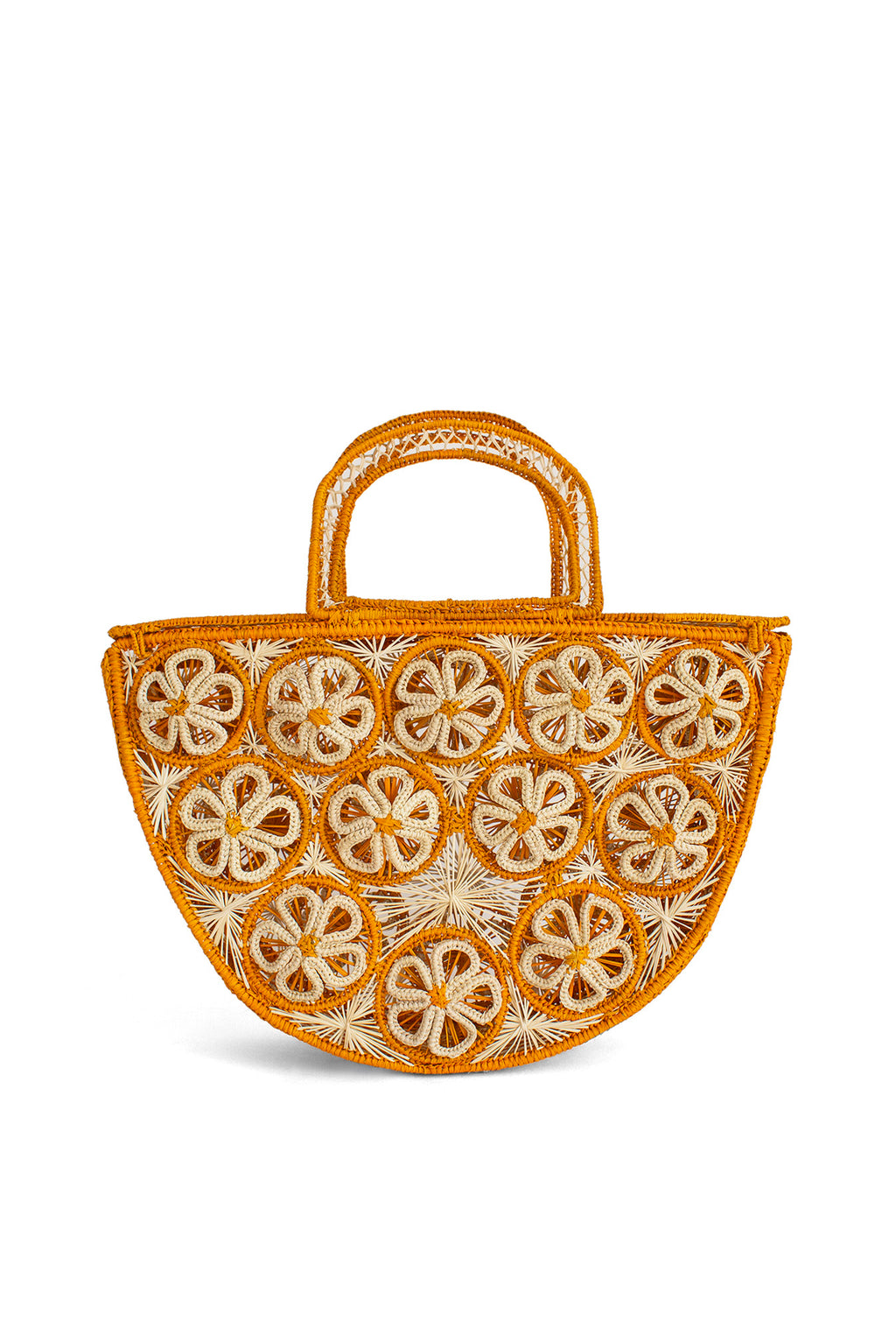 Iraca Heart Shape Straw Bag