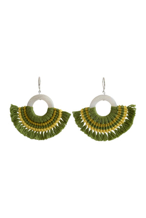 Macrame Mother Pearl - Green