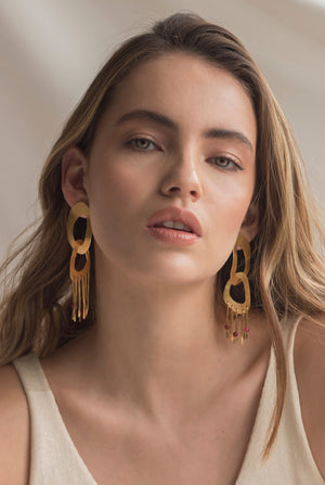 Urania Earrings Agate