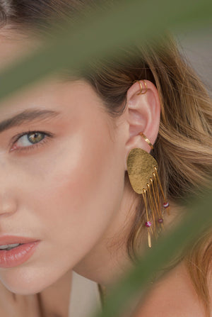 Calipe Earrings Agate