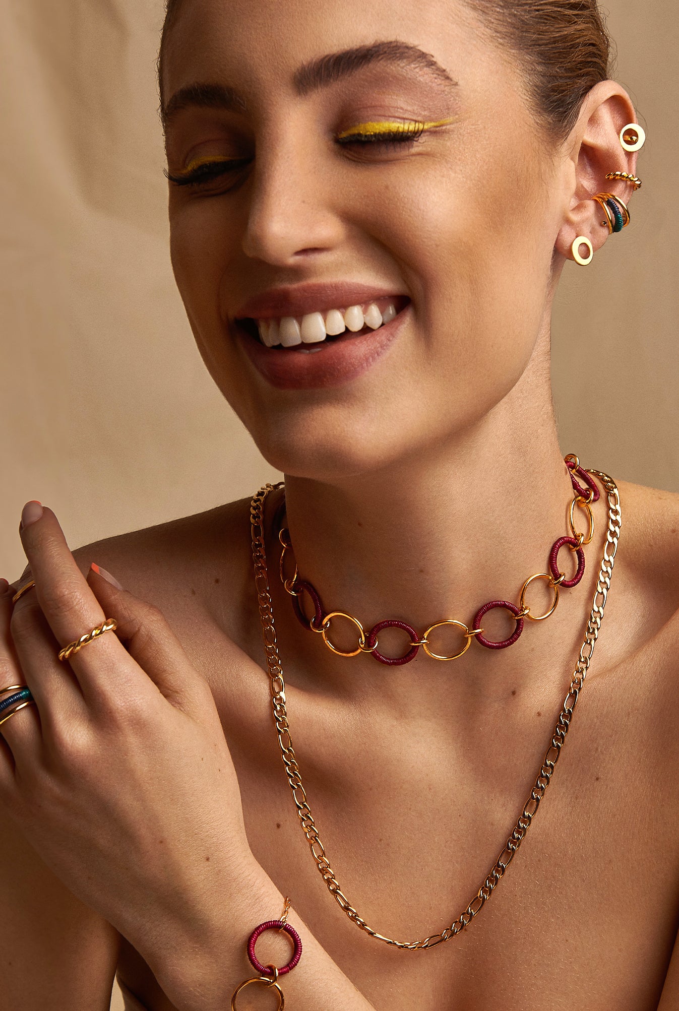 Dawn: Choker+Bracelet (2 pieces)