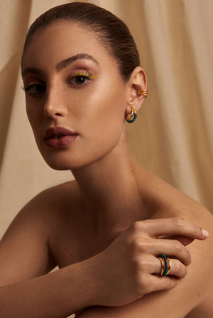 Pola Becté: Candongas + Earcuff (2 pieces)