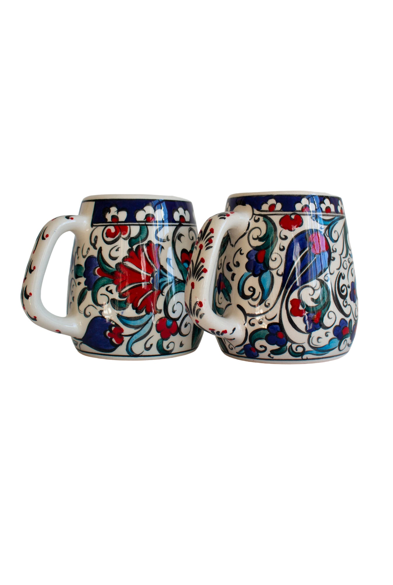 Set of 2 Hand-Painted Turkish Cup