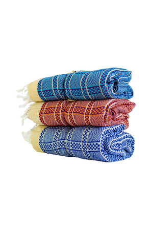 Organic Cotton Multipurpose Scarf & Travel Towels Orange