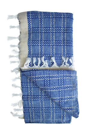 Organic Cotton Multipurpose Scarf & Travel Towels Indigo