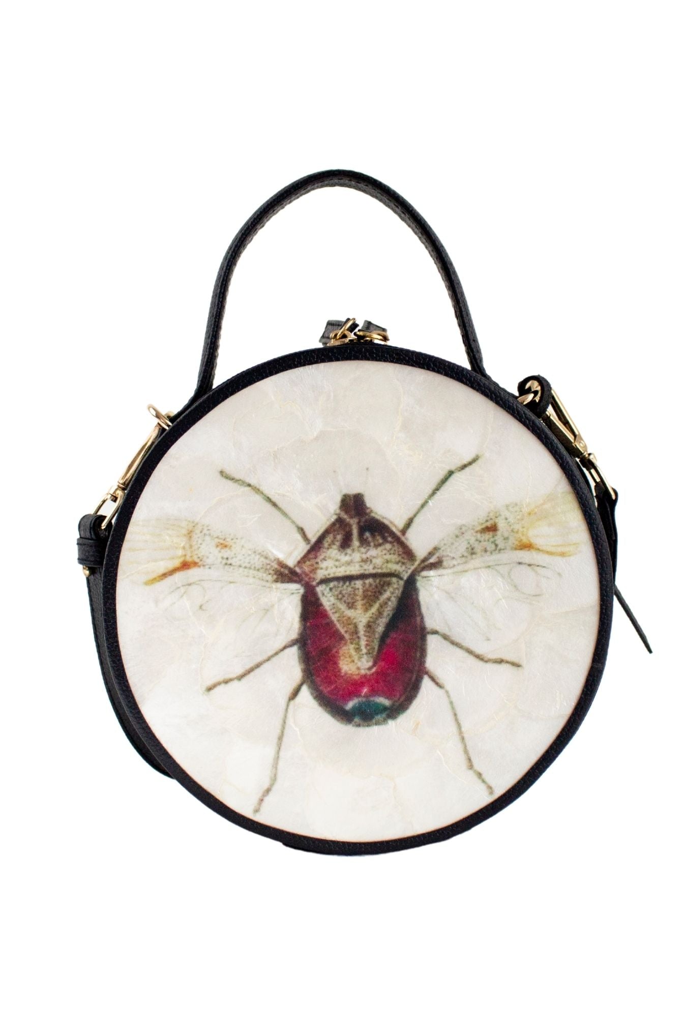 Lady Bug Capiz Bag