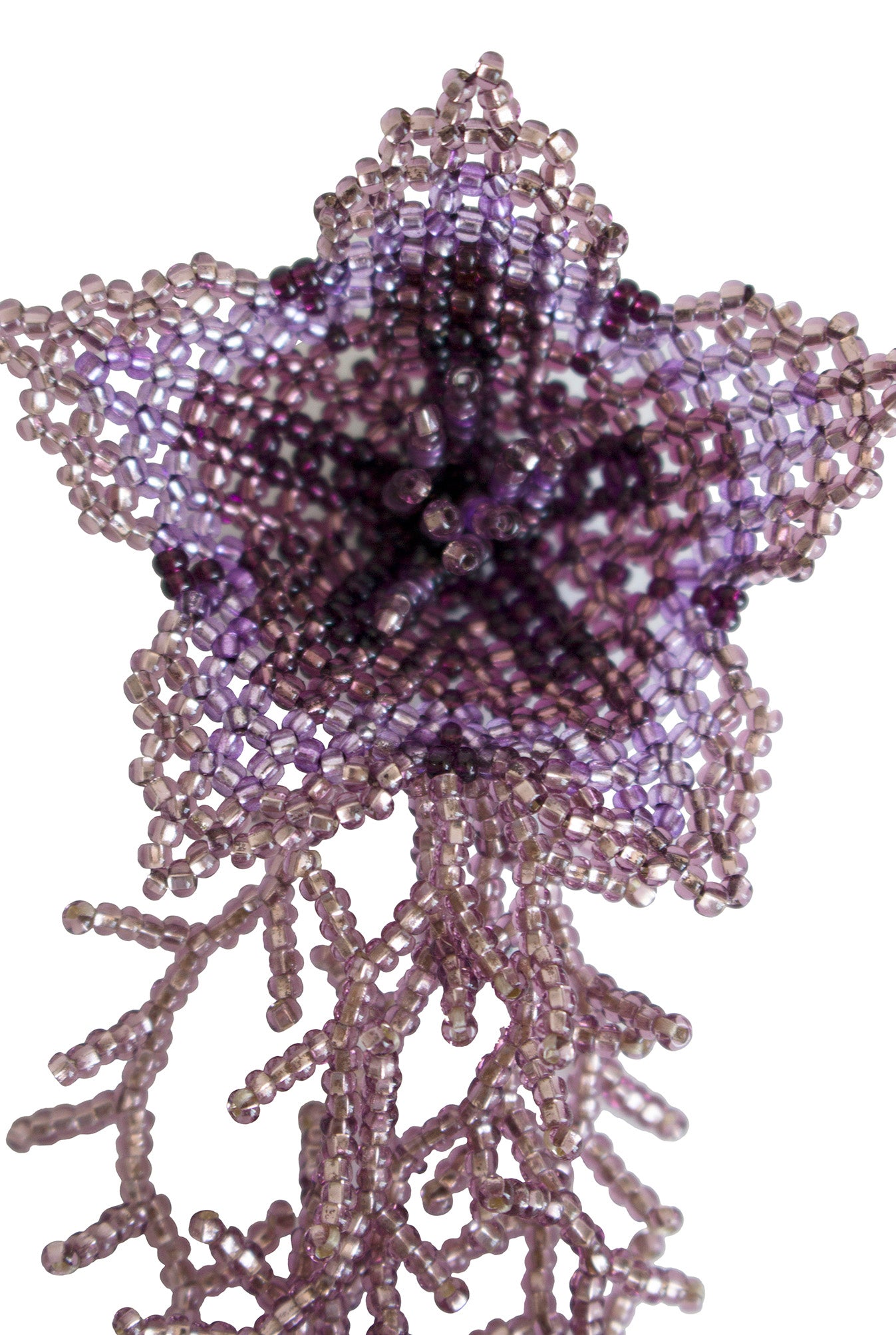 Violet Orchid Earrings