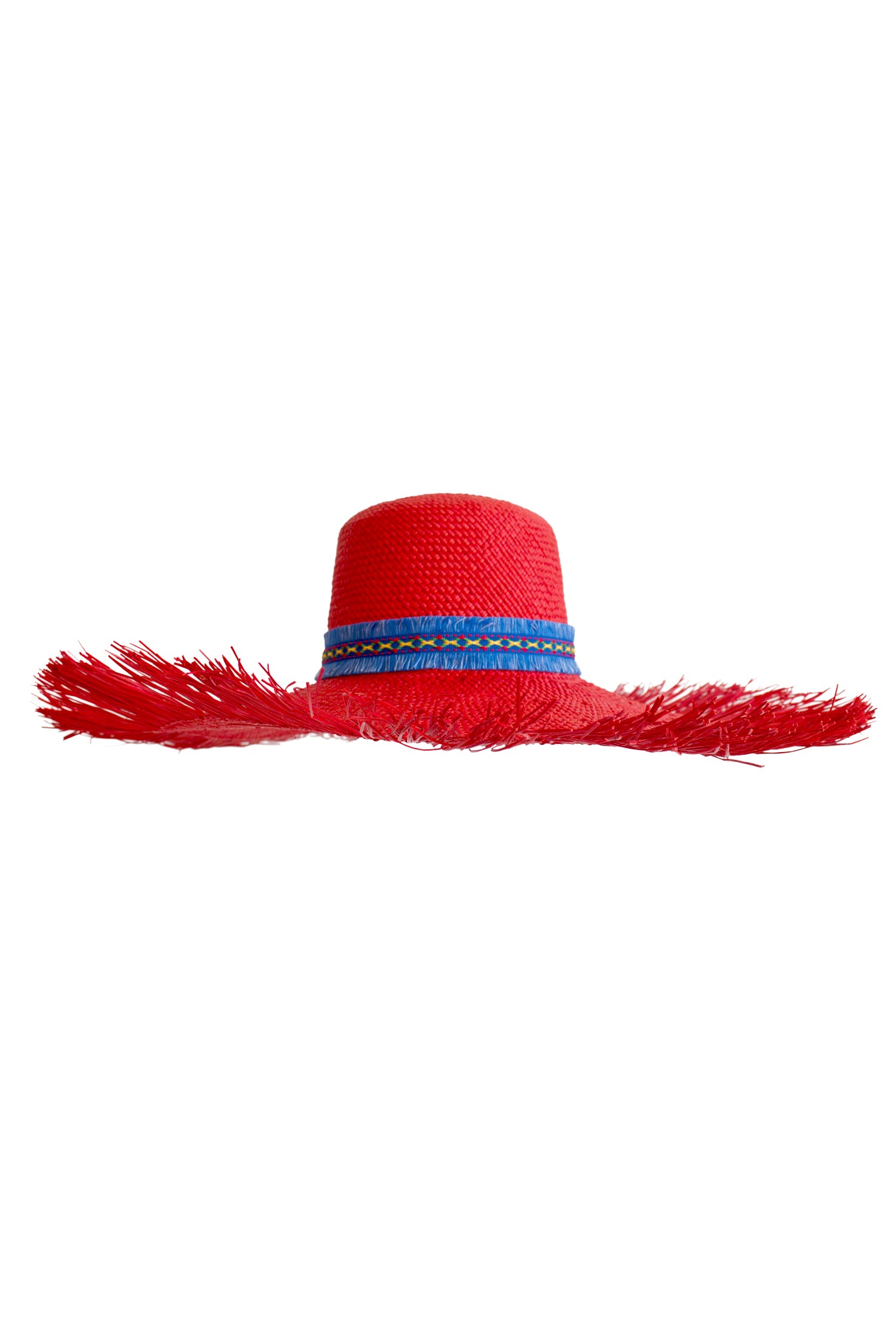 Catalina Red Fringe Hat
