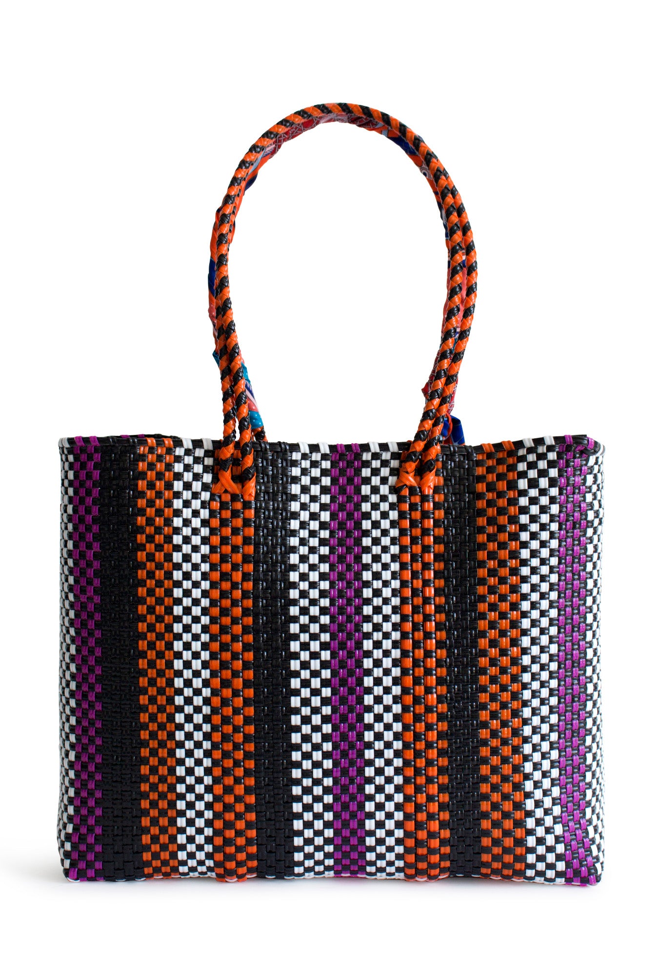 Classic Oaxaca Bag Purple Stripes