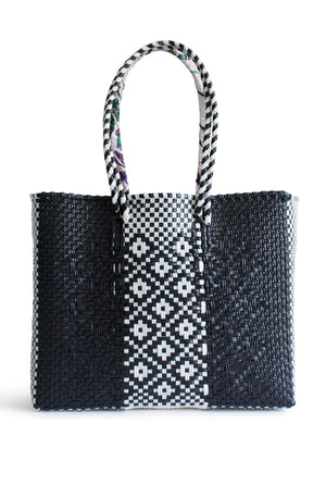 Classic Oaxaca Bag Black and White