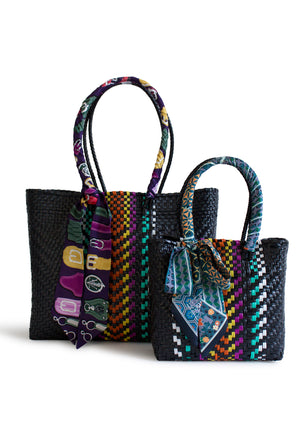 Classic Oaxaca Bag Multi-colored Stripes