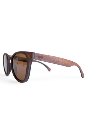 Sapele-Ebony Natural Wood Sunglasses