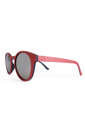 Red Maple Natural Wood Sunglasses