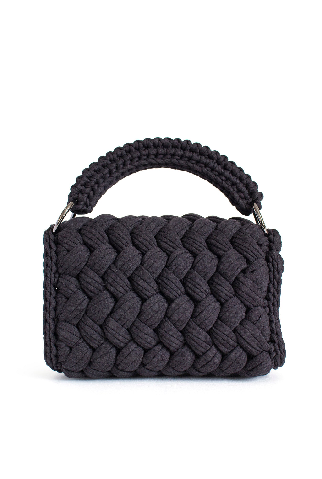 Black Braided Handbag – Equal Hands