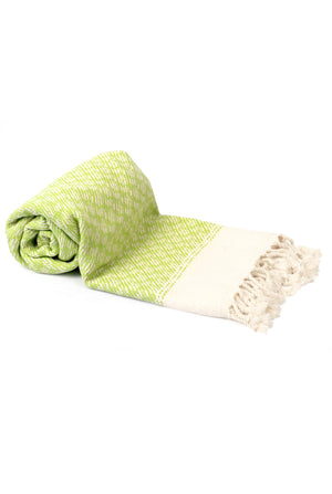 Multipurpose Stars Scarf & Travel Towels Apple Green