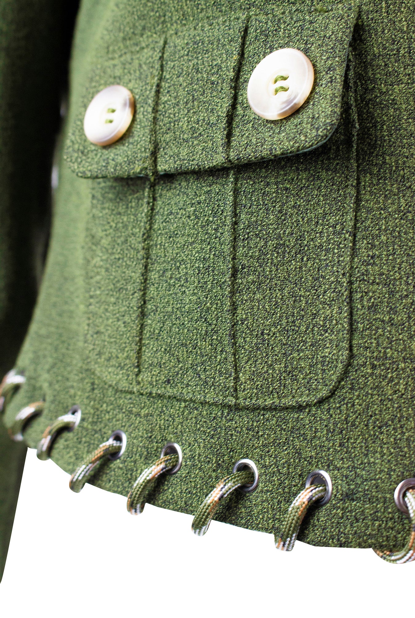 Army Green Button Down Jacket