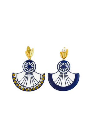 Dark Blue Guaneña Tunic Earrings