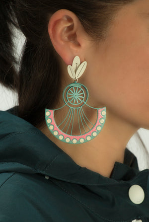 Turquoise Guaneña Tunic Earrings