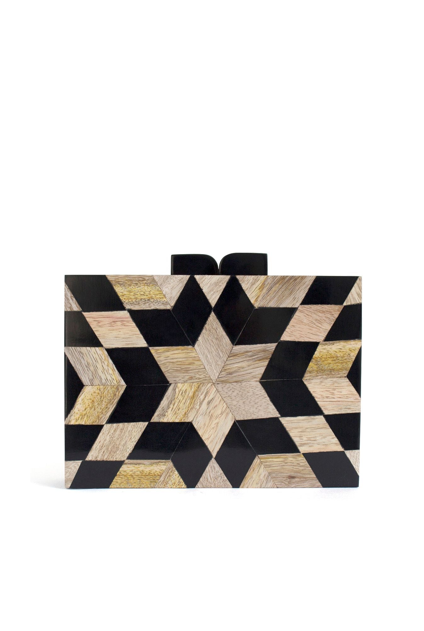Modern Geometric Box Bag