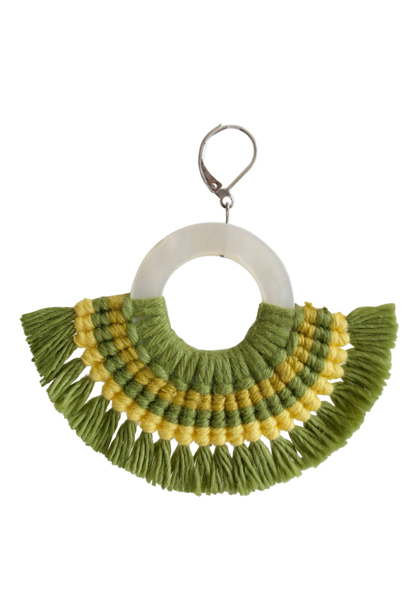Macrame Mother Pearl - Green
