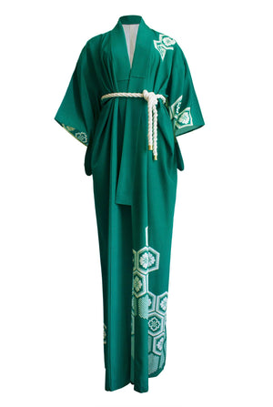 Green Vintage Kimono