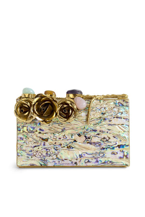 Rose Pearl Marble Clutch