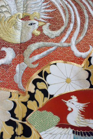 Golden Phoenix Vintage Kimono