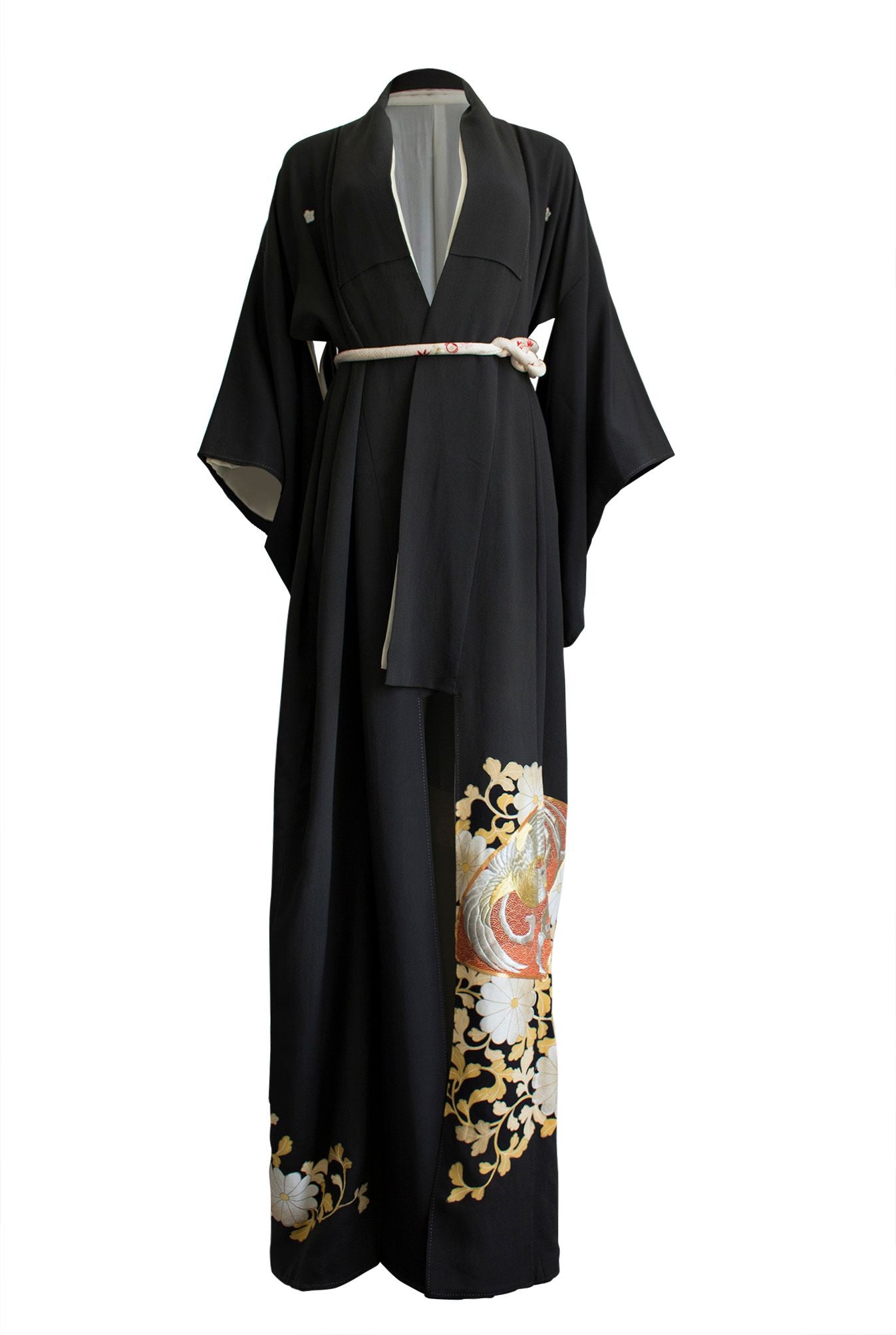 Golden Phoenix Vintage Kimono